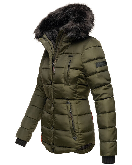 Marikoo LOTUSBLUTE women's winter jacket, olive
