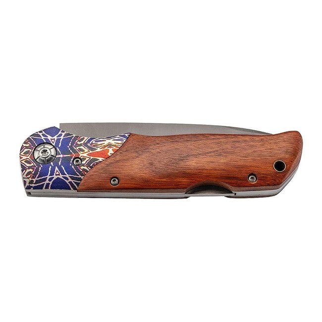 Herbertz žepni nož, Cocobolo, barvni tisk, 9,8 cm