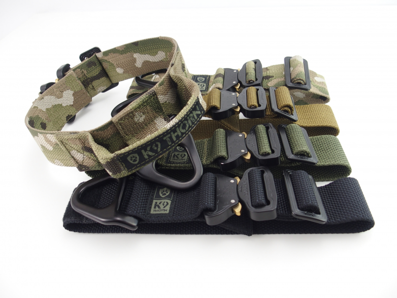 K9 Thorn ovratnik s ročajem Cobra-Bravo 45mm, rjav coyote