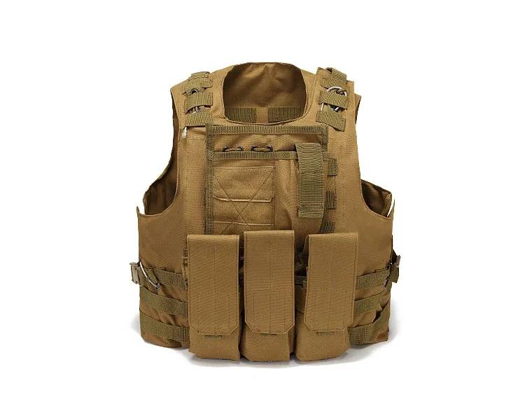 DRAGOWA Military Heavy Duty Vest, Coyote