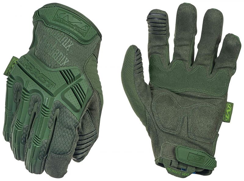 Mechanix M-Pact rokavice proti udarcem, olivno zelene