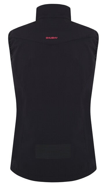 HUSKY Salien softshell telovnik ženski, črna