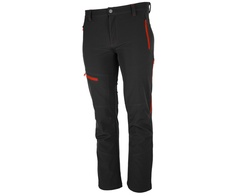 BENNON FORCE hlače softshell, črna/rdeča
