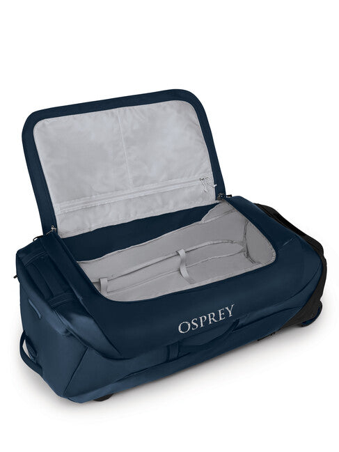 OSPREY ROLLING TRANSPORTER 120 potovalna torba na kolesih, mornarsko modra