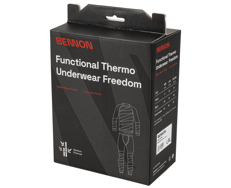 BENNON FREEDOM termo perilo, črno