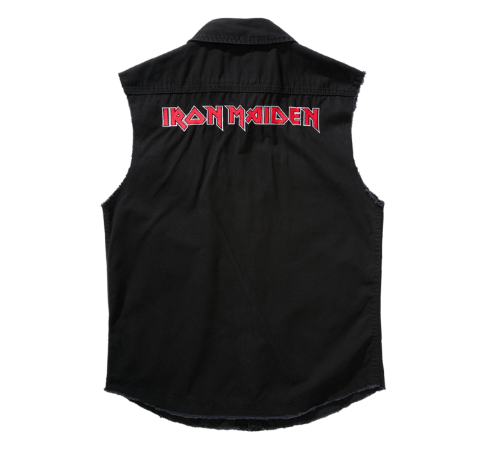 Brandit Iron Maiden NOTB vintage majica brez rokavov, črna