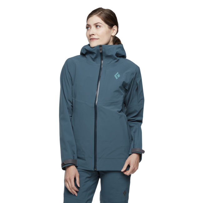 Black Diamond Recon Stretch Ski Shell smučarska jakna ženski, azurite