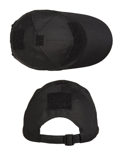 Mil-Tec TACTICAL kapa rip-stop, črna