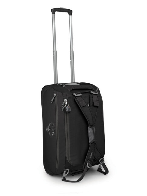 OSPREY DAYLITE CARRY-ON WHLD DUFFEL 40 potovalna torba na kolesih, črna