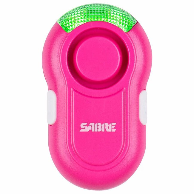SABRE RED Clip-On LED osebni alarm 120db, rožnat