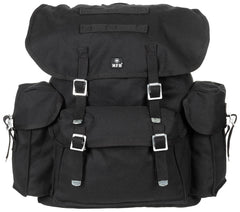 MFH BW Backpack, Black, Canvas