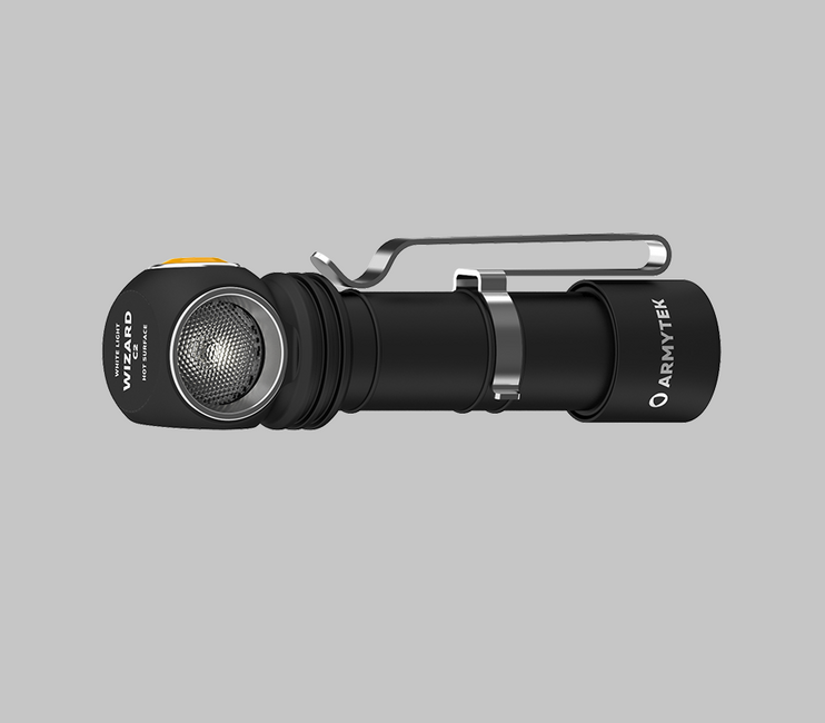 ArmyTek Wizard C2 Magnet naglavna svetilka LED z magnetnim držalom napajanje iz akumulatorja 1200 lm 4800 h 64 g, White