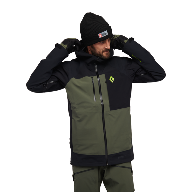 Black Diamond Recon Stretch Pro Shell smučarska jakna moška, black-tundra