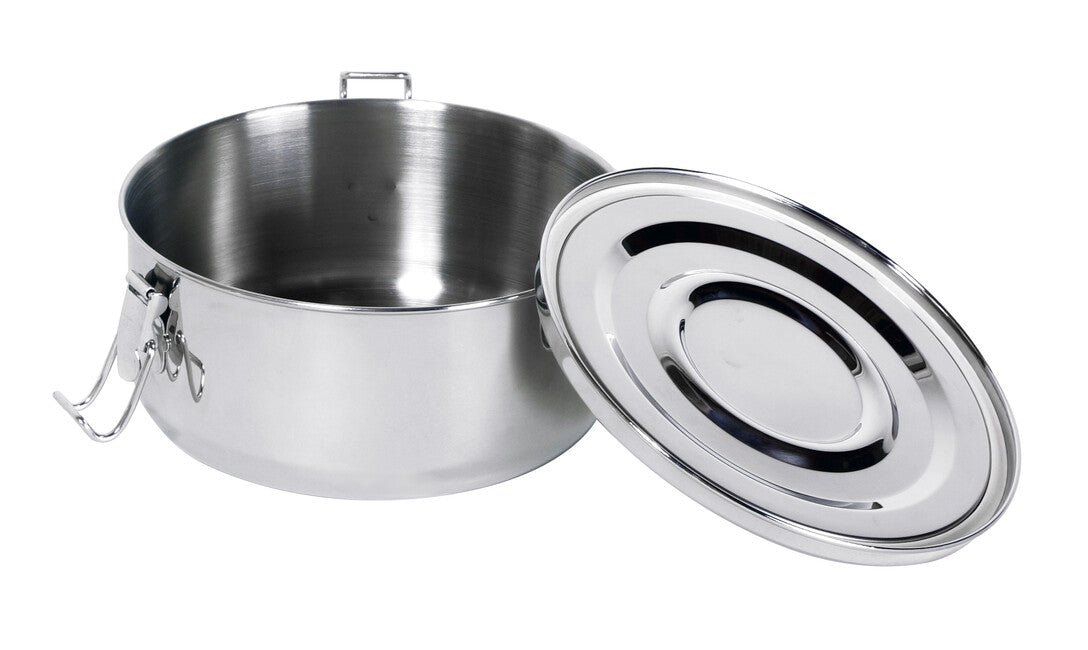 BasicNature Food Container, Stainless Steel 0.8L