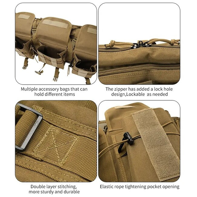 DRAGOWA Tactical Falcon torba za orožje, črna