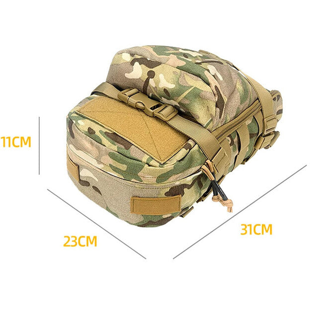 DRAGOWA Tactical Legion Tactical Water Bottle Carrier for Tactical Vest, CP Black