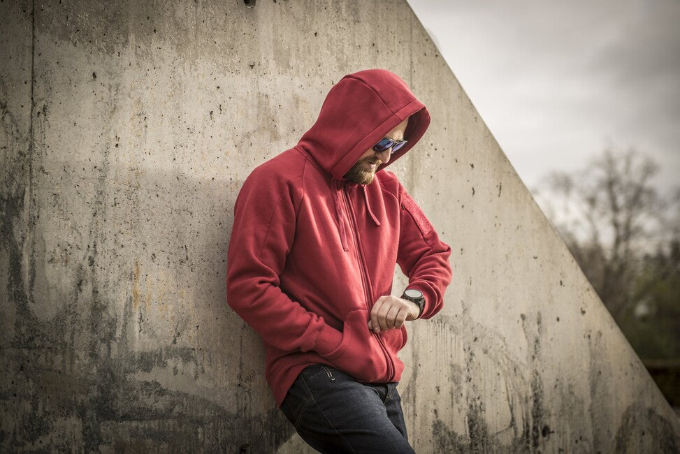 Helikon-Tex Urban Tactical Fleece Hoodie (Full Zip), Grey