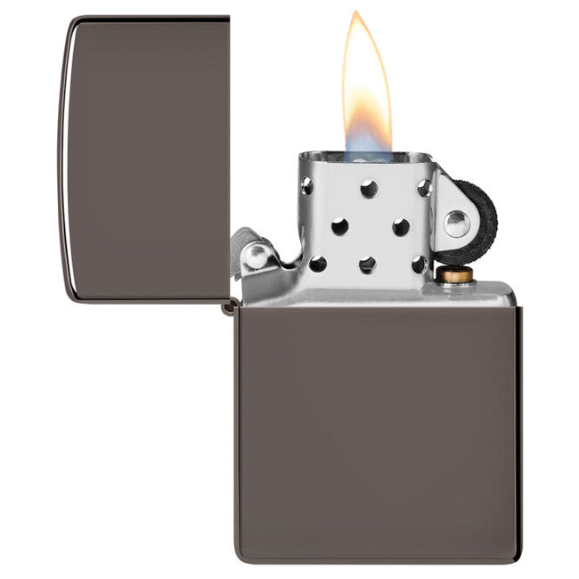 Zippo bencinski vžigalnik, črna ledenica