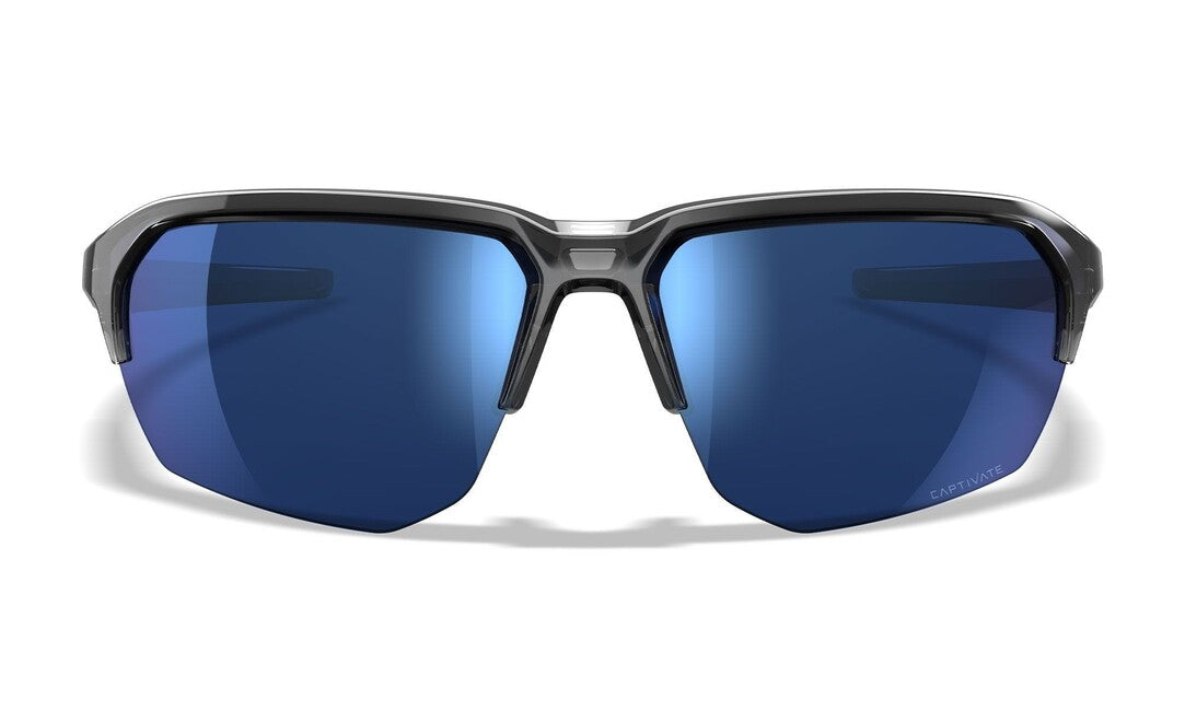 Wiley X Jakl sončna očala Captivate Polarized Blue Mirror/Gloss Crystal Grey