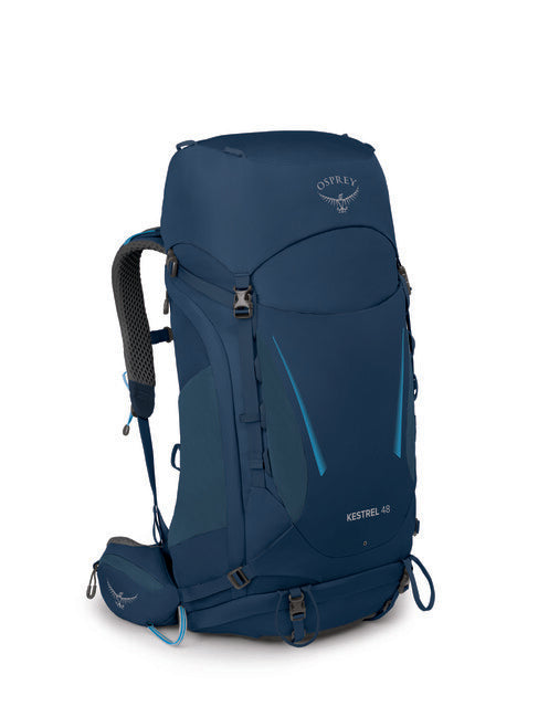 Osprey Kestrel 48 Hiking Backpack, Atlas Blue