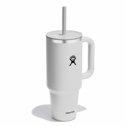 Hydro Flask All Around Travel termo lonček 40 OZ 1.182 ml Tumbler, bela