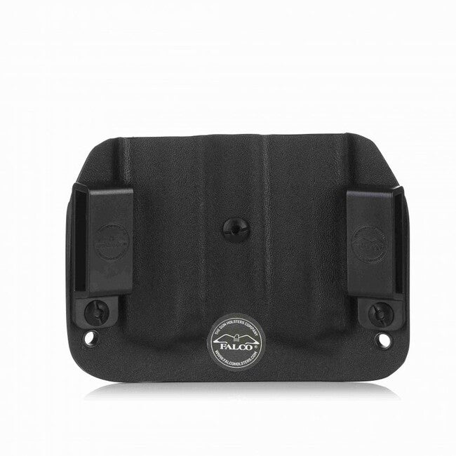 Falco F902 2021 Kydex Κάθετη Θήκη για Δύο Περιοδικά Glock 17, Μαύρο, Δεξιά