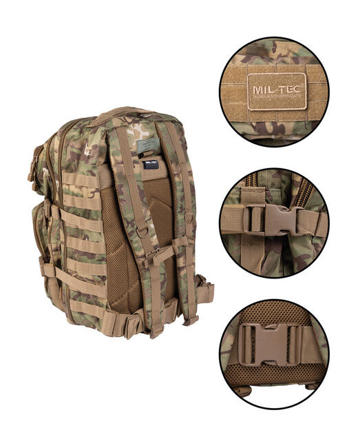 Mil-Tec US assault nahrbtnik Large Woodland-Arid, 36L