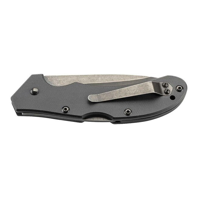 Herbertz žepni nož, 9cm, črna, G10