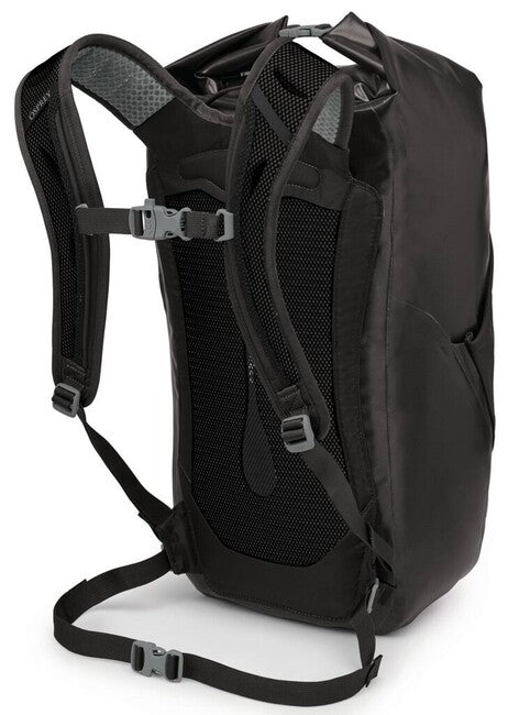 OSPREY TRANSPORTER ROLL TOP WATERPROOF mestski nahrbtnik 30, črna