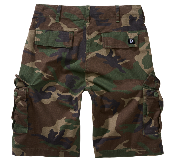 Brandit BDU Ripstop kratke hlače otroške, woodland