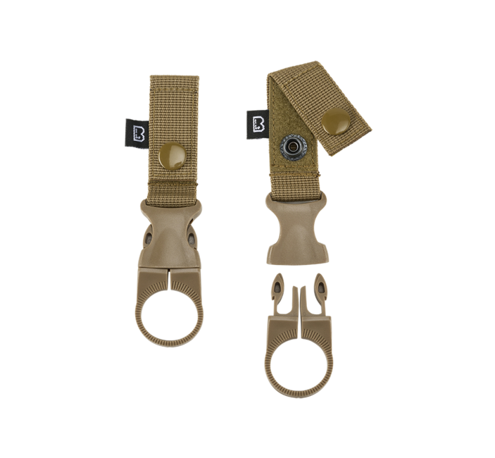 Brandit MOLLE Bottle Holder 2 Pack, Coyote