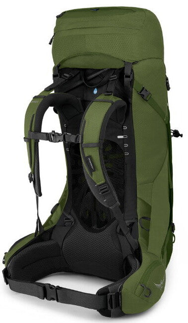 Osprey Aether 55 II Hiking Backpack, Garlic Mustard Green