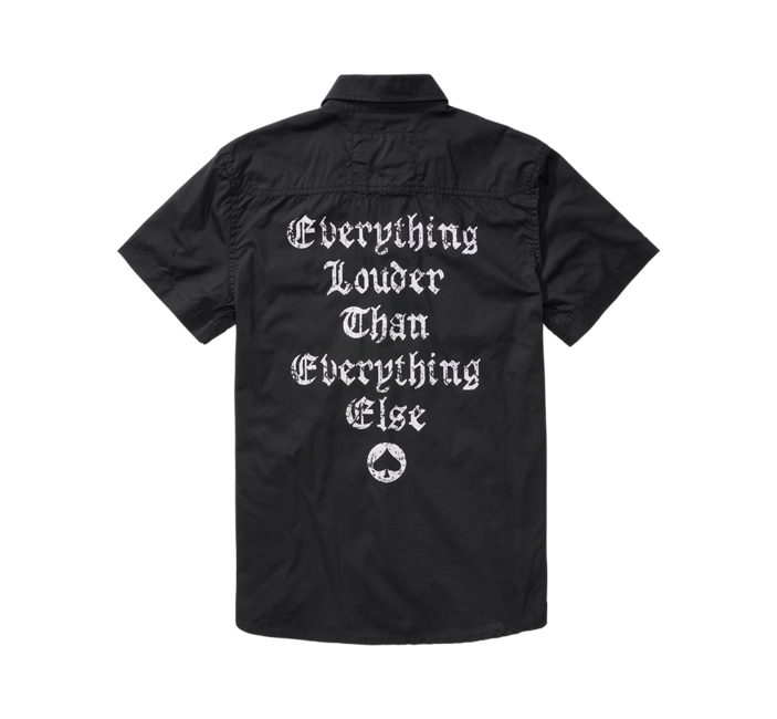 Brandit Motörhead polo majica s krajšimi rokavi, črna