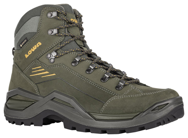 LOWA Renegade EVO GTX MID moški pohodniški čevlji, olive/mustard