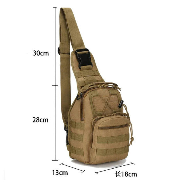 DRAGOWA Crossbody torba, črna