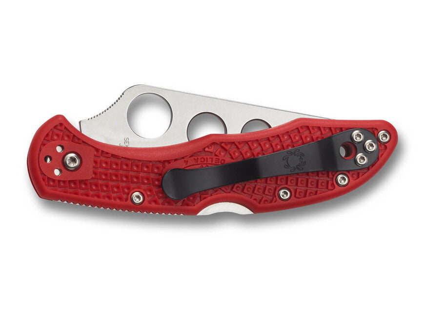 Spyderco Delica 4 Lightweight Trainer trenažni nož, rdeča