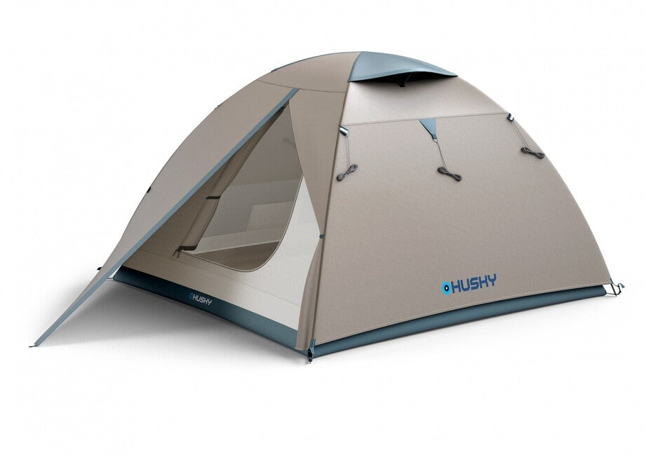 Husky Bird 3 Classic pohodniški šotor za 3 osebe, svetlo siva