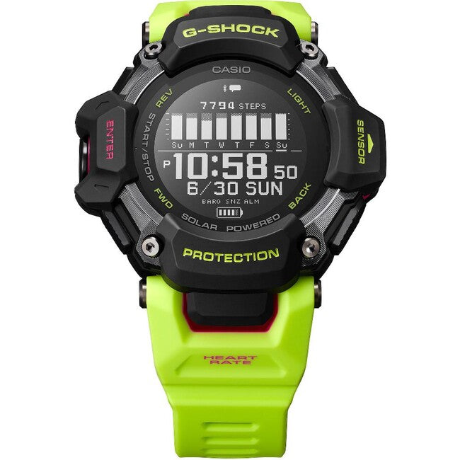 Casio G-Shock GBD-H2000-1A9ER ure, črna/rumena