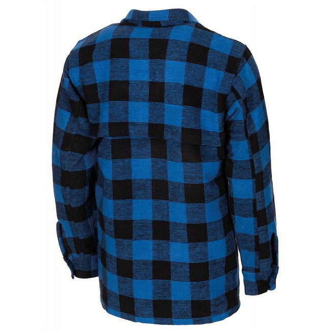 Fox Outdoor tesarjeva flaneljena srajca, modro-črna