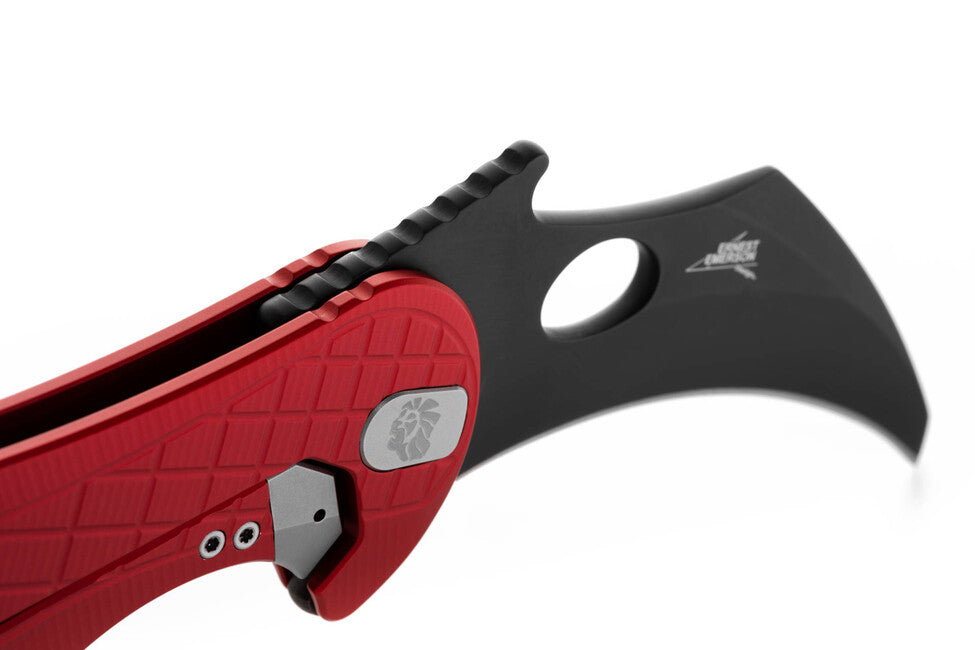 Lionsteel L.E. ONE 1 A RB μαχαίρι τύπου KARAMBIT, Κόκκινο/Chemical Black