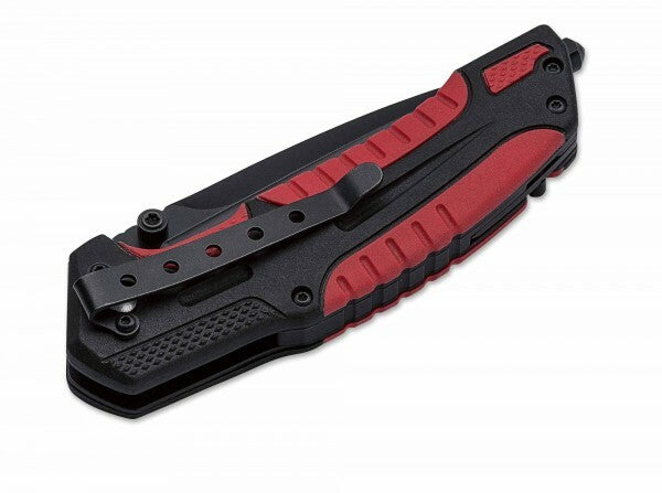 BÖKER® Savior 1 reševalni nož plastika, guma, tok najlon, črno-rdeča, 8,4 cm