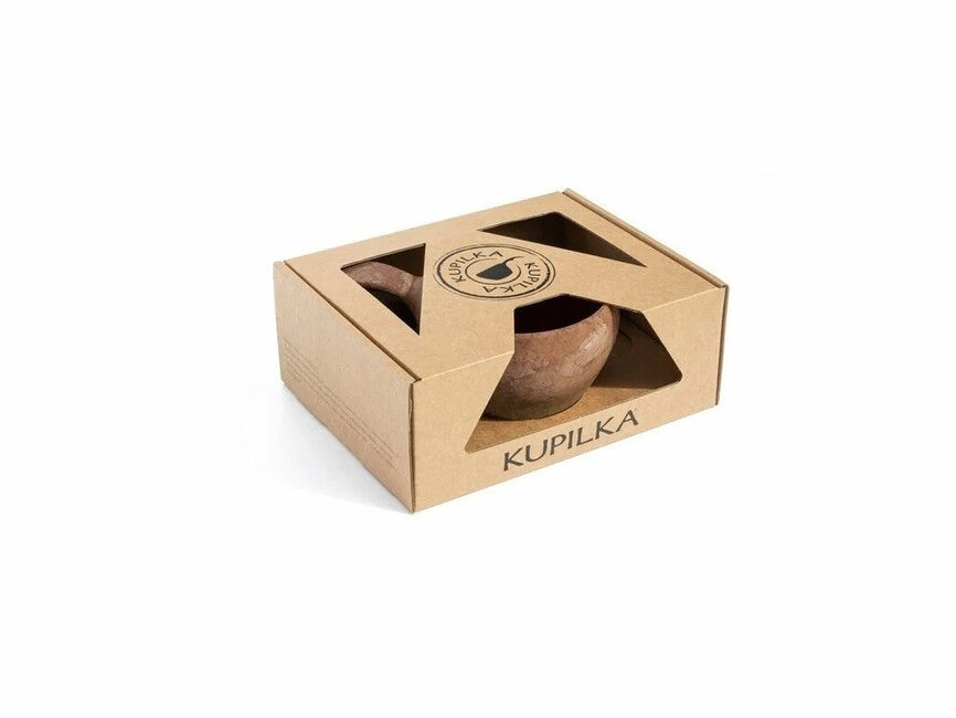 Kupilka Cutlery Set with Cup, 370 ml, Brown