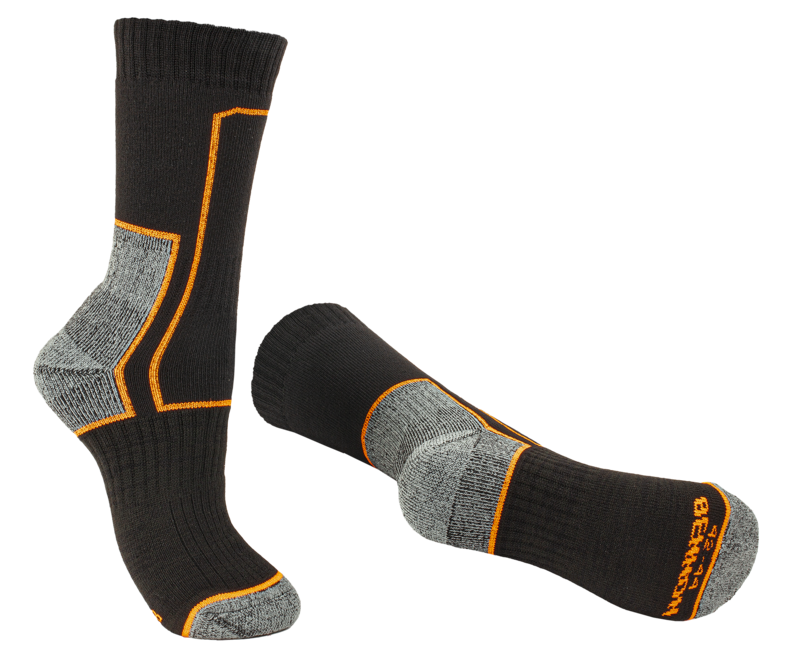 BENNON TREK Sock trekingske nogavice, črna/oranžna