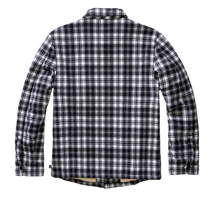 Brandit Classic Sherpa jakna, bela-črna
