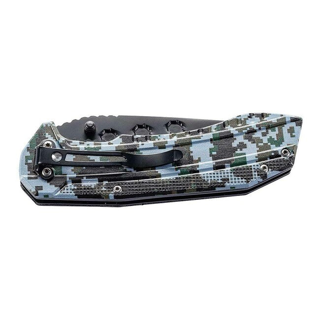 Herbertz Patrone preklopni žepni nož 9cm, aluminijast, vojaško zavedenje, Camo