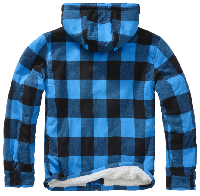 Brandit Lumber jakna s kapuco, črna/modra
