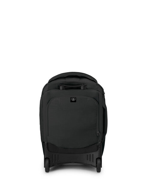 OSPREY SHUTTLE 45 potovalna torba na kolesih, črna
