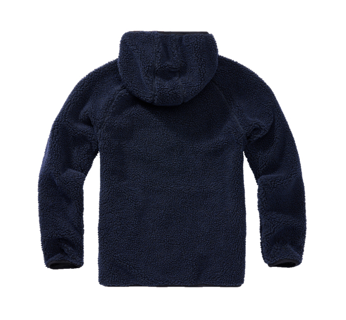 Brandit Worker softshell jakna s kapuco Teddyfleece, mornarsko modra