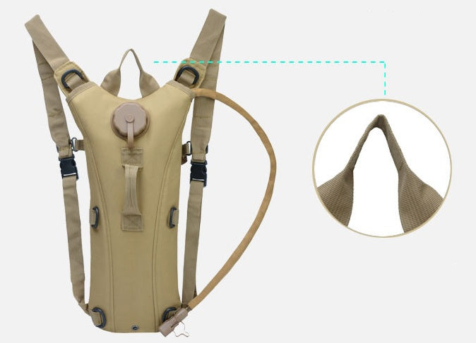 WARAGOD Flöde Tactical Hydration Backpack, Black