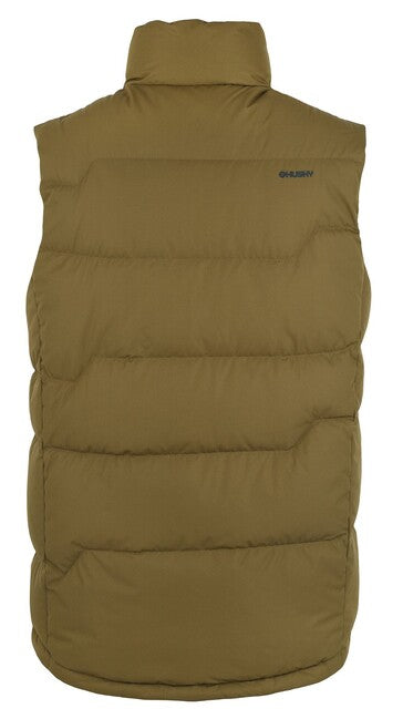 HUSKY Deep papirna telovnik na zadrgo moški, temna khaki, M